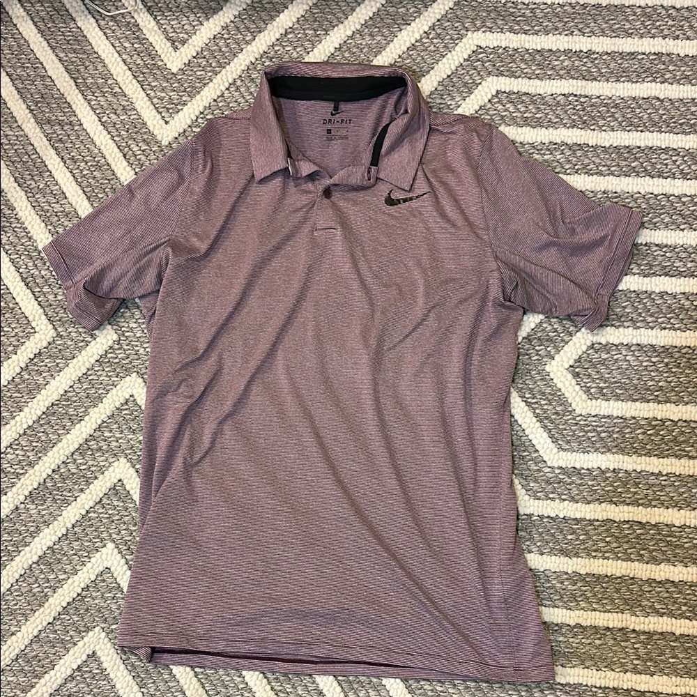 Nike Golf Men's Purple Polo dri fit Shirt